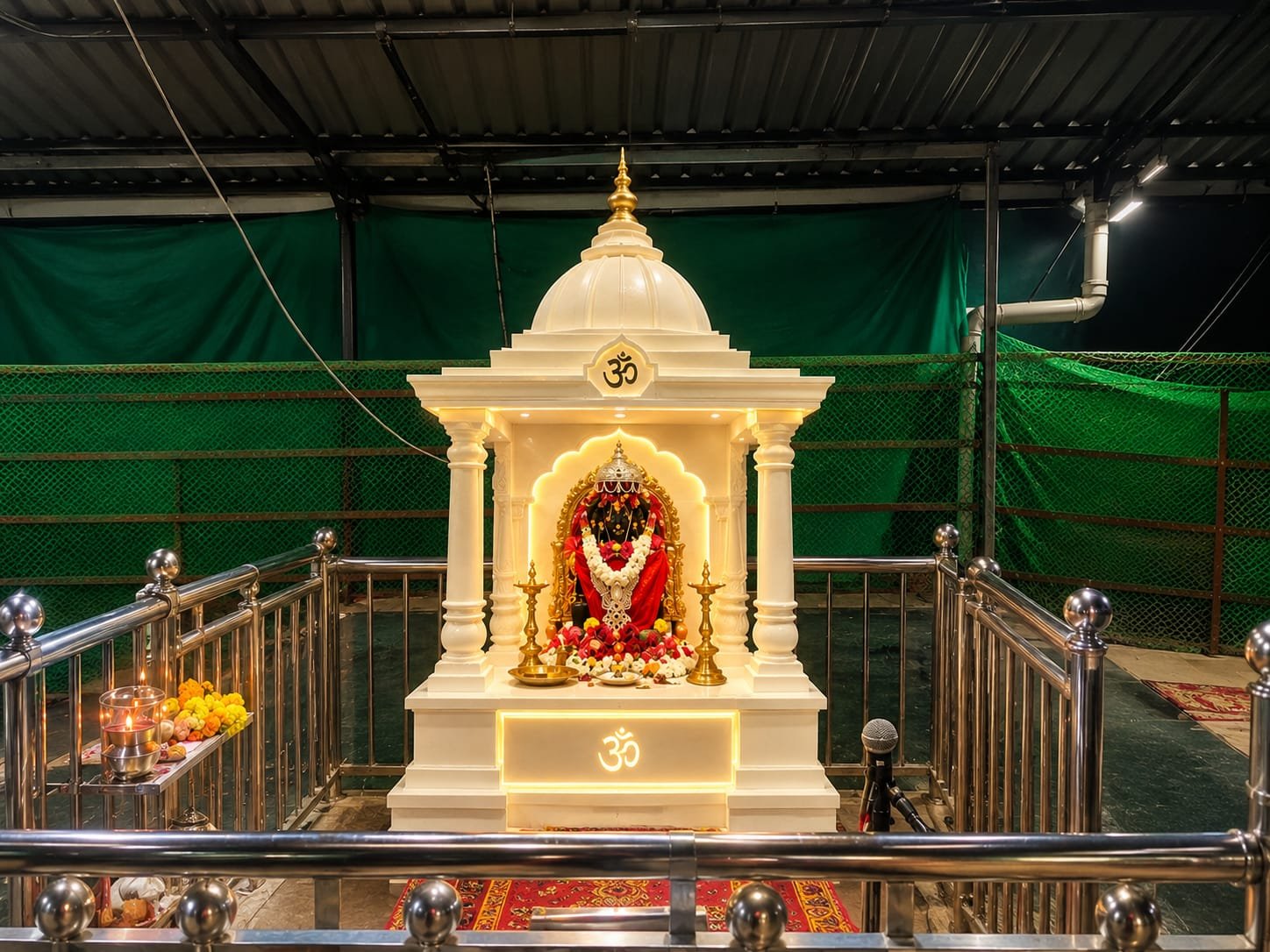 The current Shree Panchmukhi Hanuman shrine, ahead of renovation